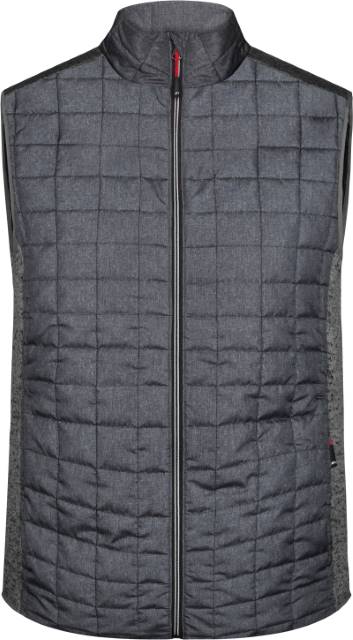 Daiber Herren Hybrid Strickfleece Gilet JN740